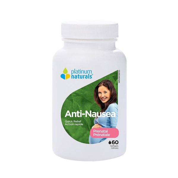 Platinum Naturals Platinum Prenatal Anti-Nausea 60 softgels