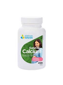 Platinum Naturals Platinum Prenatal EasyCal Calcium 120 softgels