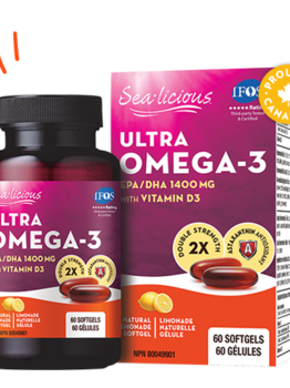 Sea-licious Sea-licious Ultra Omega 3 60 softgels