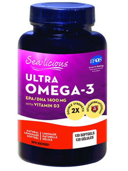 Sea-licious Sea-licious Ultra Omega 3 120 softgels