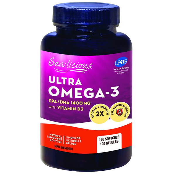 Sea-licious Sea-licious Ultra Omega 3 120 softgels