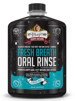 My Magic Mud My Magic Mud Activated Charcoal Oral Rinse Cool Mint 420ml