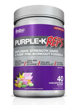 Fusion Bodybuilding Fusion Purple K Reps Sugar Tarts 40 servings