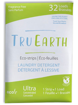Tru Earth Tru Earth Eco Strips Laundry Detergent Fragrance Free 32 Loads