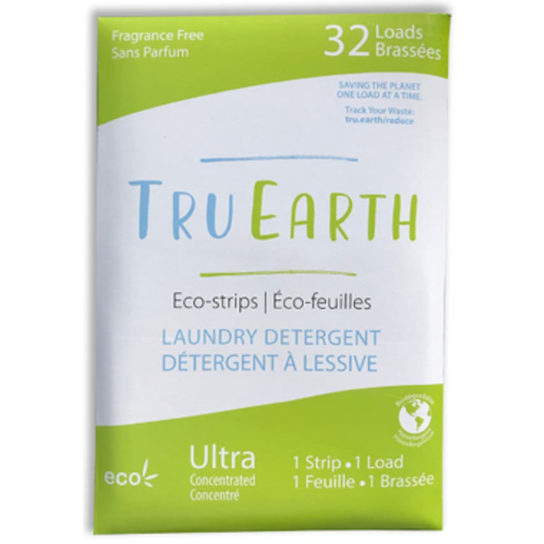 Tru Earth Tru Earth Eco Strips Laundry Detergent Fragrance Free 32 Loads