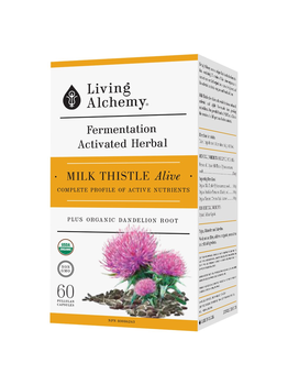 Living Alchemy Living Alchemy Milk Thistle Alive 60 caps