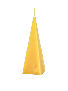 Honey Candles Honey Candles Pure Beeswax Pyramid