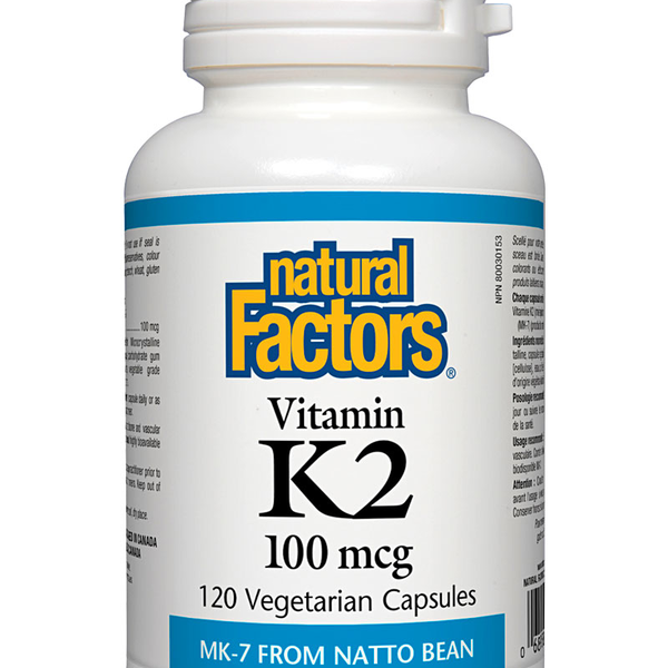Natural Factors Natural Factors Vitamin K2 100mcg 120 caps