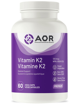 AOR AOR Vitamin K2 120mcg 60 vcaps
