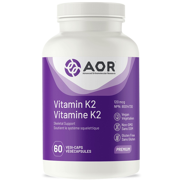 AOR AOR Vitamin K2 120mcg 60 vcaps