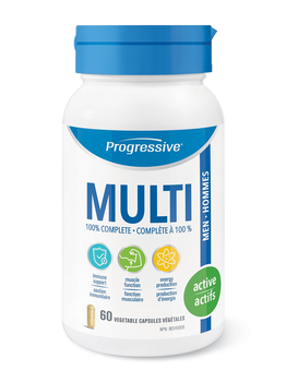 Progressive Progressive MultiVitamin Active Men 60 vcaps