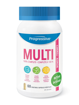Progressive Progressive MultiVitamins Active Women 60 vcaps