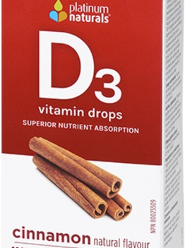 Platinum Naturals Platinum Delicious D Cinnamon 1000 IU 15ml