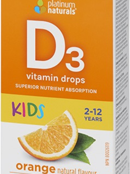 Platinum Naturals Platinum Delicious D Orange for Kids 400 IU 15ml