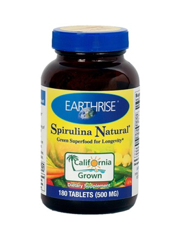 Earthrise Earthrise Spirulina Natural 500mg 180 tabs