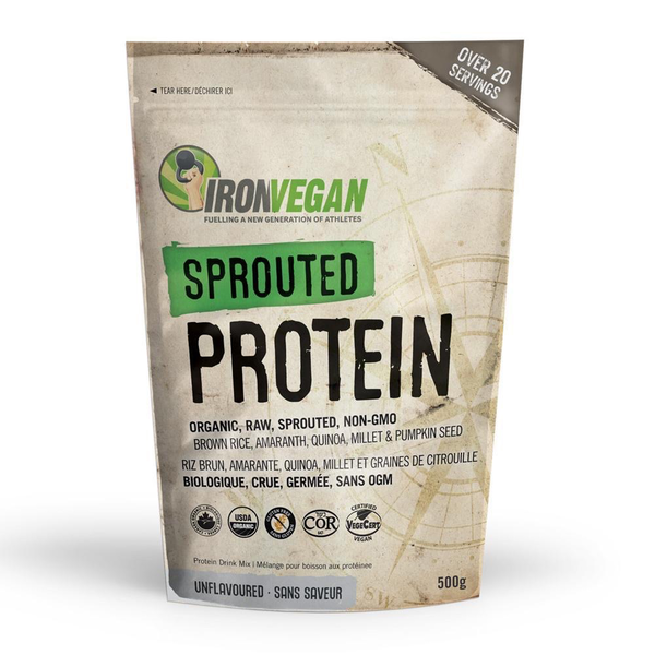 Iron Vegan Iron Vegan Sprouted Protein Unflavoured 500g