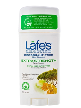 Lafes Lafe's Twist Stick Deodorant -  Extra Strength (Tea Tree) 2.5 oz