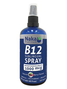 Naka Herbs Naka Sublingual Spray Pro B12 1000 mcg - 60ml