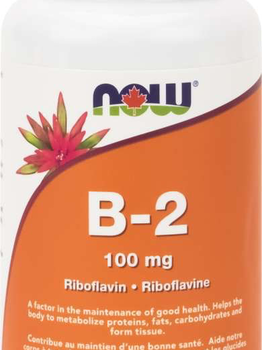 Now Foods NOW Vitamin B2 100mg 100 cap