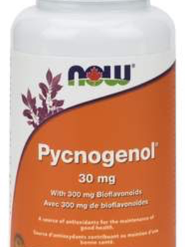Now Foods NOW Pycnogenol 30 mg with Bioflavonoids 60 Vcap