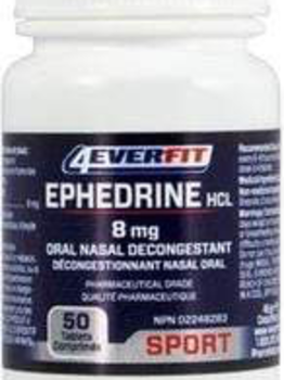 4EverFit 4EverFit Ephedrine 8mg 50 tabs