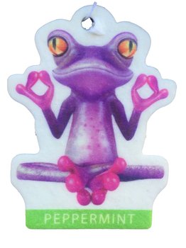 Purple Frog Purple Frog Hanging Air Freshener Peppermint 1pc