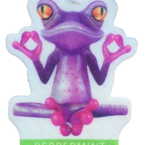 Purple Frog Purple Frog Hanging Air Freshener Peppermint 1pc