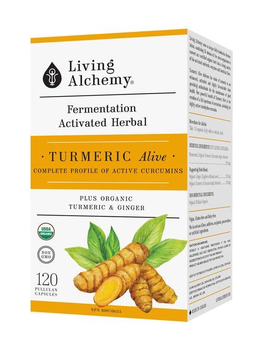 Living Alchemy Living Alchemy Turmeric Alive 120cap
