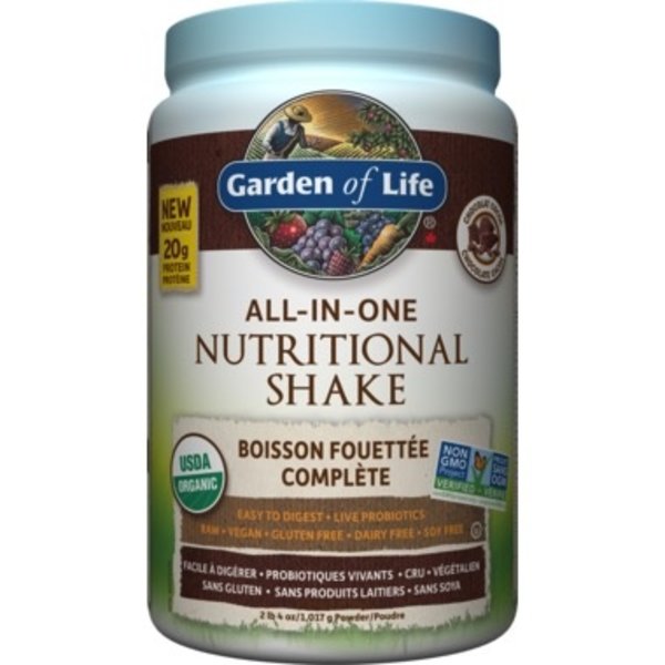 Garden of Life Garden of Life Raw Organic All in One Nutritional Shake Chocolate Cacao 1017g