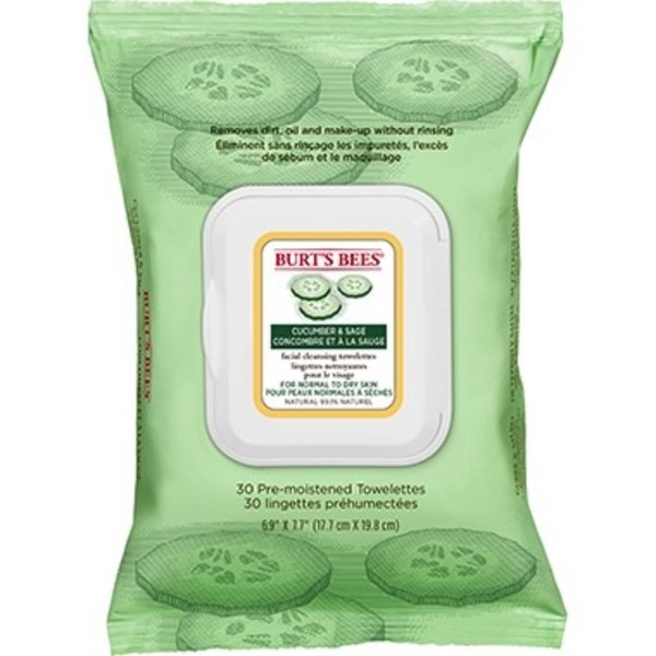 Burts Bees Burts Bees Cucumber Face Wipes 30’s