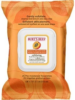 Burts Bees Burts Bees Peach and Willow Face Wipes 25’s