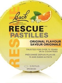Bach Flower Bach Rescue Pastilles Orange & Elderflower 50 g