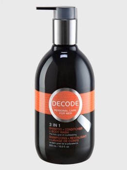 Decode Decode for Men 3 in 1 Shampoo + Conditioner + Body Wash 500ml