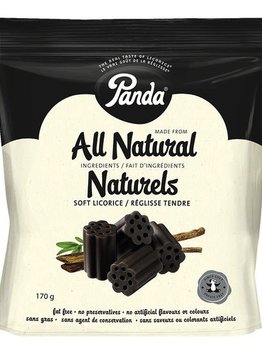 Panda Panda All Natural Soft Black Licorice Chews 170g