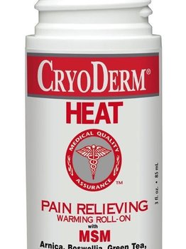 Cryoderm Cryoderm Heat Roll on 3oz