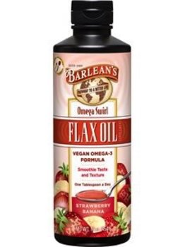 Barlean’s Barlean’s Flax Oil Omega Swirl Strawberry Banana 454g