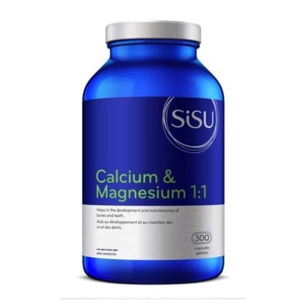 SISU SISU Calcium & Magnesium 1:1 300 gel caps