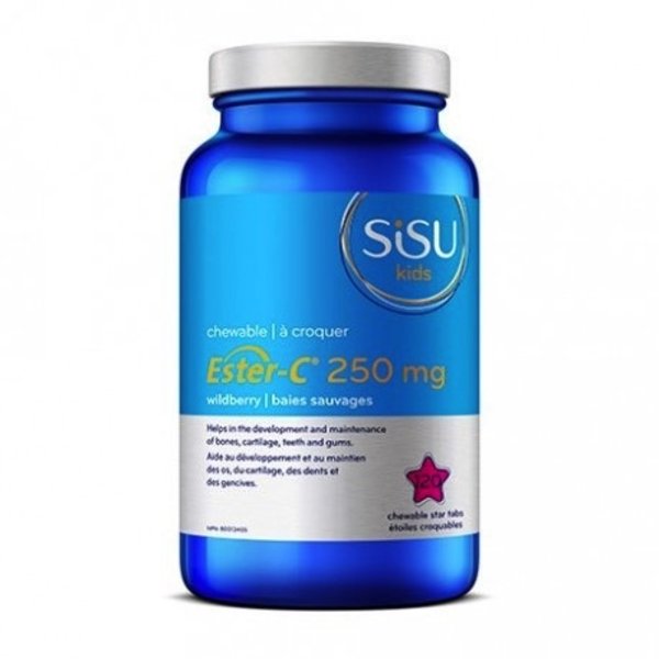 SISU SISU Ester-C 250 mg Chewable Wildberry 120 tabs