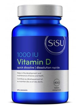 SISU SISU Vitamin D 1000IU 400 tabs