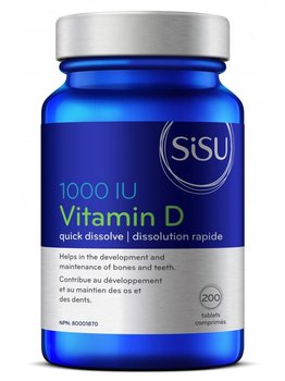 SISU SISU Vitamin D 1000IU 200 tabs