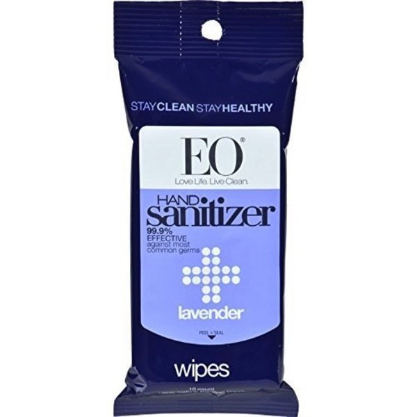 EO EO Everyone Sanitizer Hand Wipes Lavender 10ct