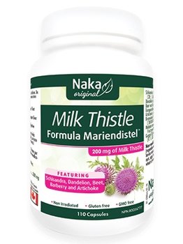 Naka Herbs Naka Milk Thistle Mariendistel Formula 110 caps