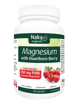 Naka Herbs Naka Magnesium with Hawthorn Berry 250mg 90 caps