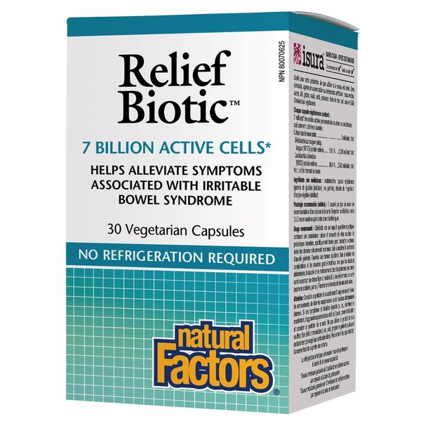 Natural Factors Natural Factors IBS Relief Biotic 30 caps