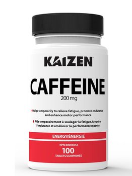 Kaizen Kaizen Caffeine 200mg 100 tab