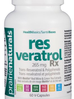 Prairie Naturals Prairie Naturals Resveratrol Rx 256 mg 60 vcaps