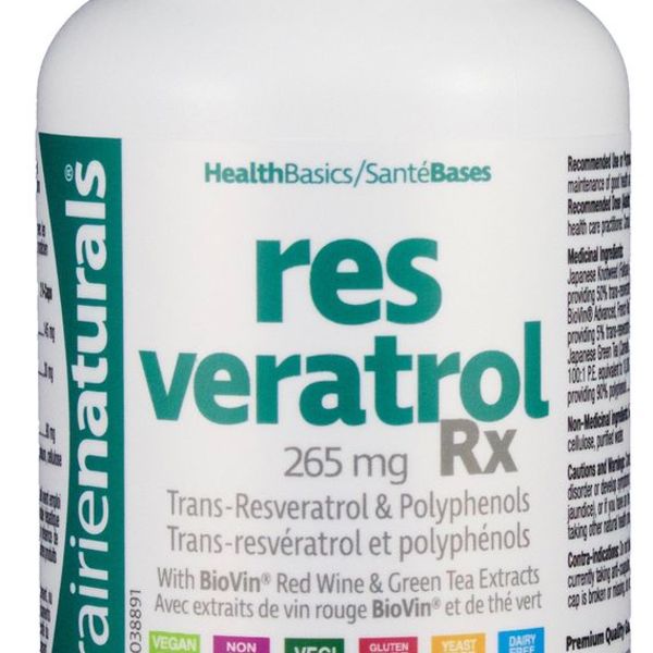 Prairie Naturals Prairie Naturals Resveratrol Rx 256 mg 60 vcaps