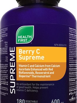 Health First Health First Berry-C Supreme 600mg 180 caps