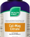 Health First Health First Cal-Mag Citrate 2:1 180 caps