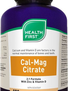 Health First Health First Cal-Mag Citrate 2:1 180 caps